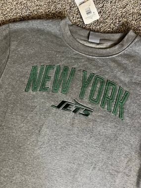 NY Jets CSA XL Gray Crew Neck Sweatshirt (NWT)